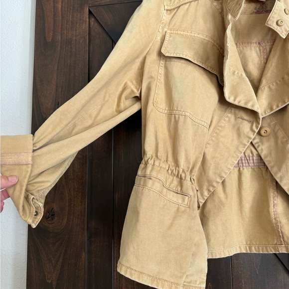 Anthropologie Hei Hei Khaki Utility Jacket XL - Picture 3 of 5